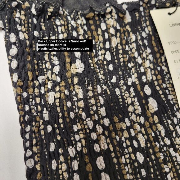 Polka Dot Spaghetti Strap Long Dress  Sizes S/M   M/L   - NWT - Picture 6 of 8
